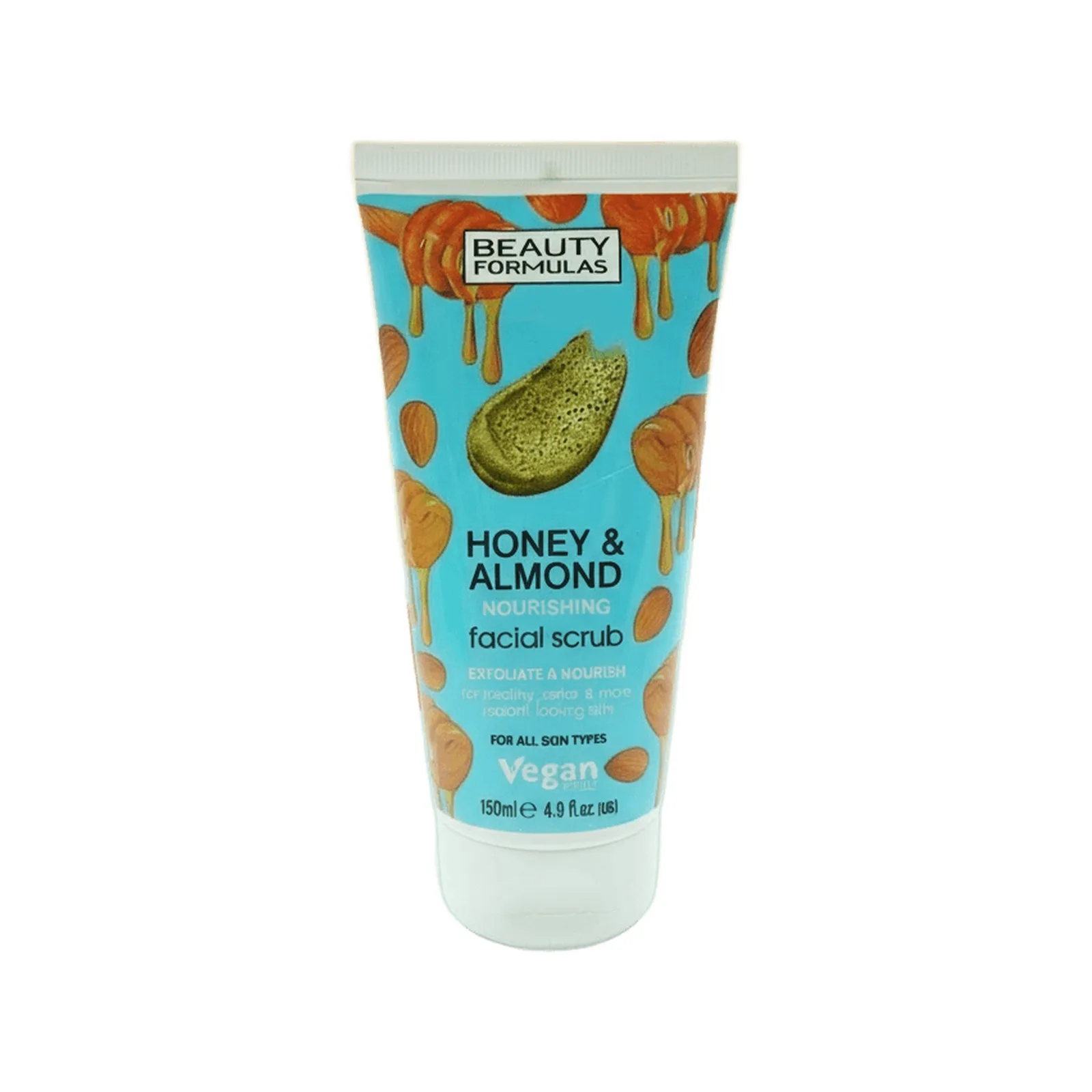 Beauty Formulas Face Scrub Honey & Almond 150ml