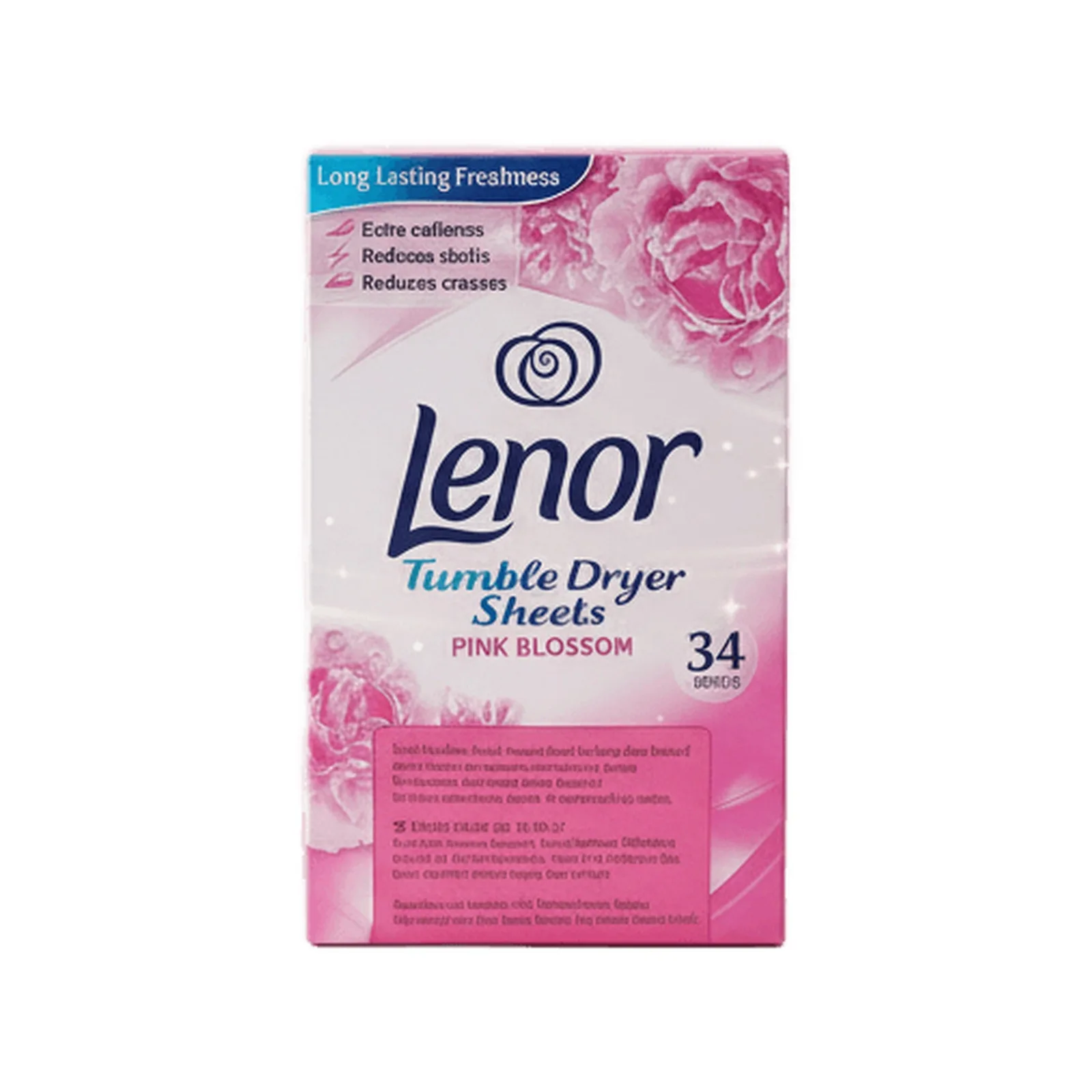 Lenor Pink Blossom Dryer Sheets