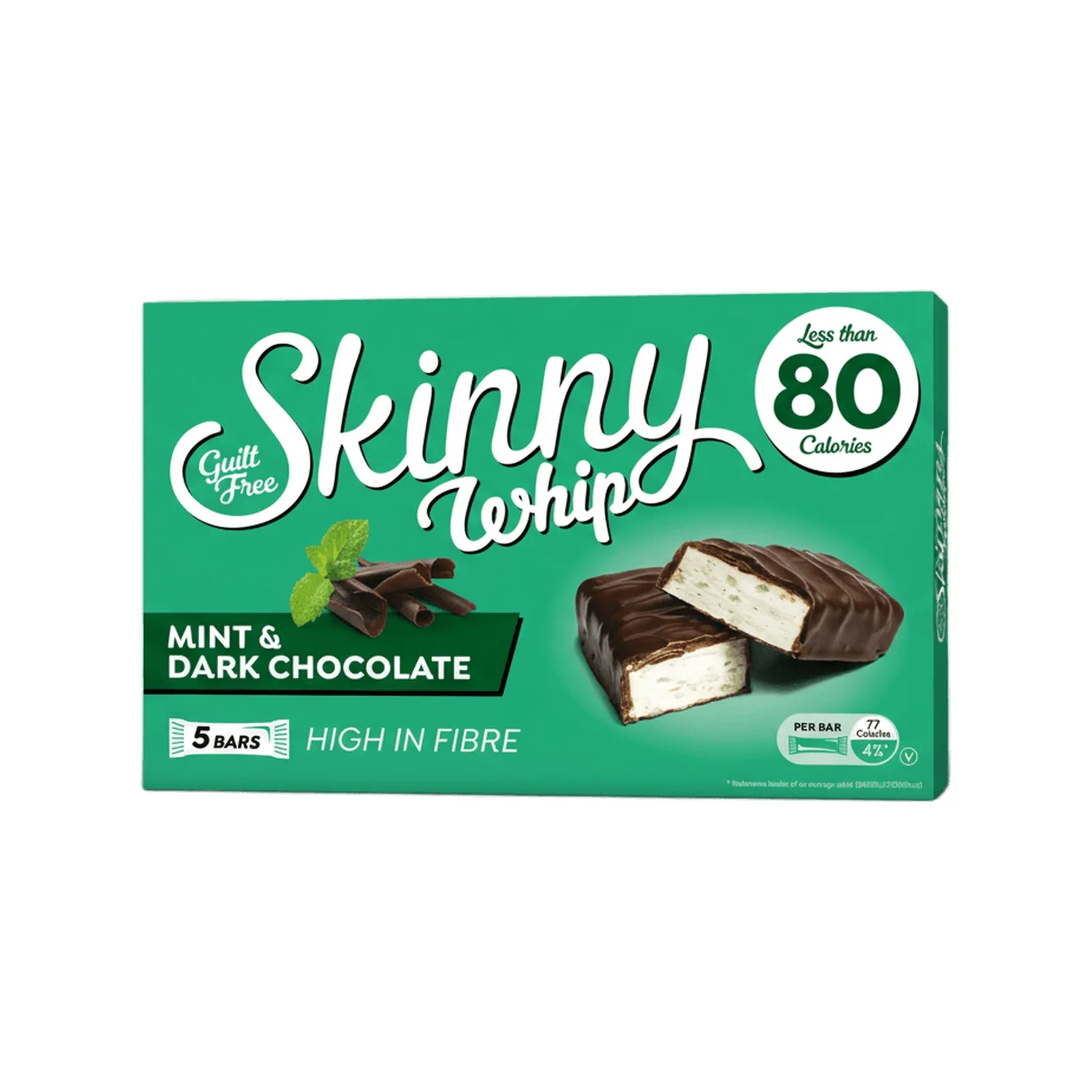 Skinny Whip Mint Dark Chocolate 100g